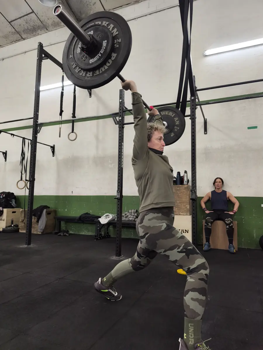 Trabajo de halterofilia en ENTRENEMOS